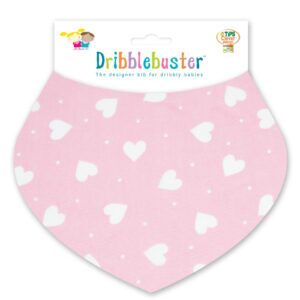 Pink Baby Dribble Bib